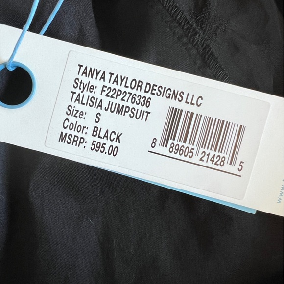 Tanya Taylor Black Talisia Jumpsuit size Small - Picture 12 of 16